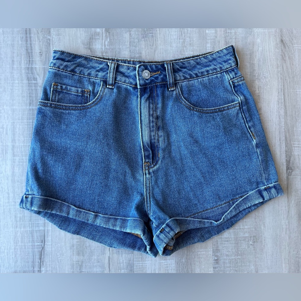 BRANDY MELVILLE - JOHN GALT Classic Blue Denim Shorts Size 27